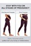 Patrolux Leggings for Pregnant Women with High Waist Above the Belly, Soft Sportswear for Workout, Yoga and - 6