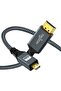 كيبل 4K مايكرو HDMI الى HDMI بطول 15 قدم، سلك مضفر عالي السرعة من HDMI الى مايكرو HDMI يدعم 3D 4K/60