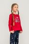 Mother&Daughter Red Christmas Themed Jogger Pants Pajama Set (Mother and Child Sold Separately) (Socks as a Gift) - 4