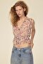 Frill-trimmed lyocell top - 5