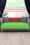 Brk |   Cotton Hand-Tied Non-Slip Bohemian Seating Area Covering Washable Sofa Cover Single&Double&Triple 115X210 Modern Sofa Cover,Berjer Cover,Sofa Throw Brown - 4