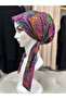 Scarf Bonnet Cotton Hoop Fabric Does Not Slip - 3