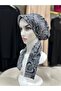 Scarf Bonnet Cotton Hoop Fabric Does Not Slip - 2