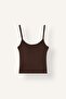 Fitted U-Neck Ribbed Camisole Undershirt I2410Ax26Au - 2