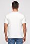 Men Crew Neck Short Sleeve Graphic Print T-Shirt, White - 4