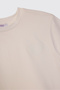 Girl's Embroidery Detailed Ecru T-Shirt - 3