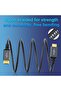 توزوه كيبل HDMI صغير طويل الى HDMI بطول 7.5 متر، 4K 60Hz عالي السرعة HDMI الى ميني HDMI 2.0 مضفر - 5