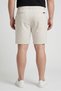 Men Solid Basic Shorts, Beige - 4