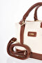 Boston Bag Cream-Brown - 5