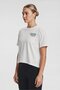 Women Loose Fit Short Sleeve Training T-Shirt, White - 3