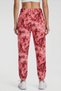 Women Loose Fit Floral Print Outdoor Sweatpants, Multicolor - 2