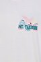 Men Crew Neck Short Sleeve Graphic Print T-Shirt, White - 5