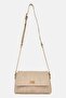 Women Brand Logo Cross Body Bag, Beige