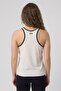 Women Loose Fit Sleeveless Training Tank Top, Off White - 4