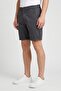 Men Solid Chino Shorts, Dark Navy - 3