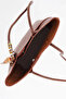 Scarf Detailed Shoulder Bag Brown - 7