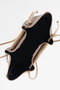 Drawstring Detailed Shoulder Bag Mink - 6