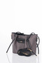 Drawstring Detailed Shoulder Bag Black - 4