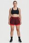 Women Loose Fit Reversible Running Shorts, Maroon - 2