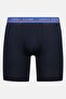 Men 3 Pcs Brand Logo Boxer Briefs, Blue - 3