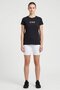 Women Loose Fit Short Sleeve Training T-Shirt, Black - 2