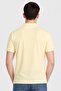 Men Regular Fit Solid Short Sleeve Polo Shirt, Light Yellow - 4