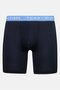 Men 3 Pcs Brand Logo Boxer Briefs, Blue - 4
