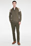Men's Black Slim Fit Slim Fit Cotton Flexible Chino Trousers