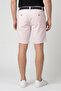 Men Solid Chino Shorts, Pink - 4