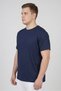 Men Sportswear Fit Short Sleeve Training T-Shirt, Navy Blue - 3