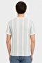 Men Crew Neck Short Sleeve Stripe T-Shirt, Multicolor - 4