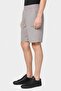Men Solid Basic Shorts, Grey - 3