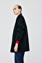 Oversized Jacket Collar Lined Blazer Jacket C2457Ax26Au - 4