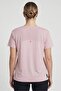 Women Loose Fit Short Sleeve Training Top, Pink - 5