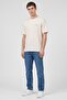 Men Crew Neck Short Sleeve Graphic Print T- Shirt, Off White - 2
