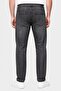 Men Regular Fit Washed Non-Stretchable Jeans, Charcoal - 4