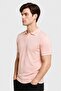 Men Regular Fit Solid Short Sleeve Polo Shirt, Dusty Rose - 3