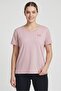 Women Loose Fit Short Sleeve Training Top, Pink