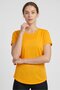Women Fitted Short Sleeve Training T-Shirt, Orange