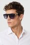 Men CR 80036 C1 Rectangular Sunglasses, Black - 2