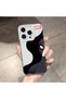 iPhone 14 Pro Compatible Camera Protected Anti-Shock Aesthetic Print Patterned Transparent Silicone Case - 2