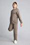 Printed Hooded Kangaroo Pocket Top Wide Leg Bottom 2-Piece Set Boys I0290A826Au - 2