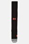 Men 1 Pair Embroidered Logo High Socks, Black - 4