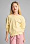 Relax Fit Basic Sweatshirt for Girls E6842A826Au - 3