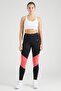Women Brand Logo Running Long Tight, Black - 3