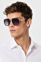Men CR 80027 Square Sunglasses, Black - 2