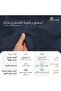 طقم غطاء للسرير من بيزونا، مكون من قطعتين، مصنوع من القطن، باللون الفضي، مقاس مفرد خليجي، بنمط سادة - 5