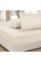 Poplin 100% Cotton 63 Thread Kumai Single Fitted Sheet Set with Pillowcase - 4