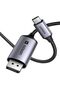 يوجرين كابل 8K USB C الى منفذ عرض ثاندربولت 3/4 الى DP لايفون 17 بطول 2 متر - 8