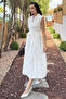 Kordine Embroidered Zero Sleeve Shirt Dress - 3